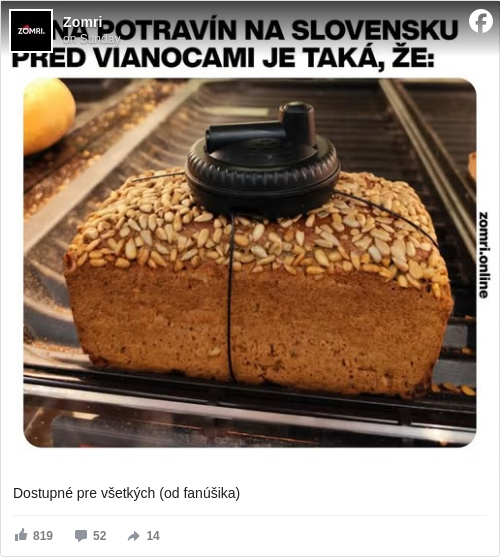 Zomri: Dostupné pre všetkých (od fanúšika)

