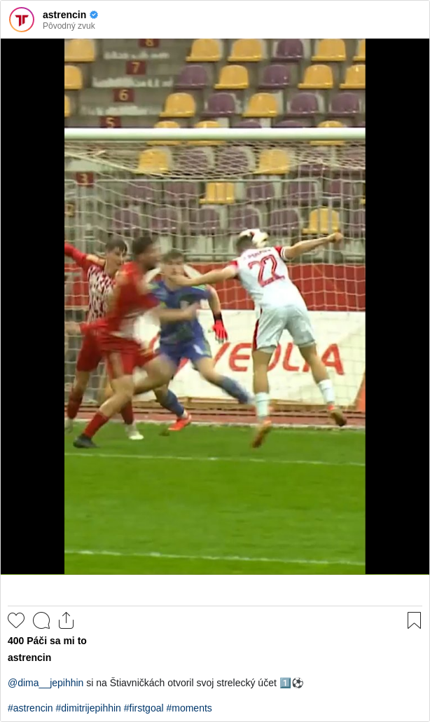 

@dima__jepihhin si na Štiavničkách otvoril svoj strelecký účet 1️⃣⚽️

#astrencin #dimitrijepihhin #firstgoal #moments