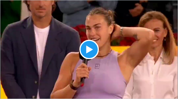 The Tennis Letter: Aryna Sabalenka to Coco Gauff after beating her in Madrid final:

“I’m sure we’ll play many more times in the finals.. I hope I’m gonna get all of them 😂 but I always enjoy fighting against you. You’re such a fighter. Happy to see you back.” ❤️

 https://t.co/1G68tofWCw