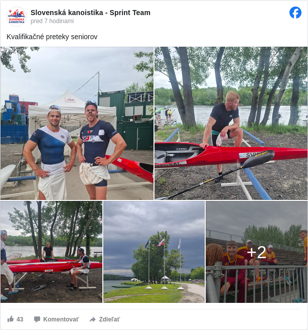 Slovenská kanoistika - Sprint Team: Kvalifikačné preteky seniorov

