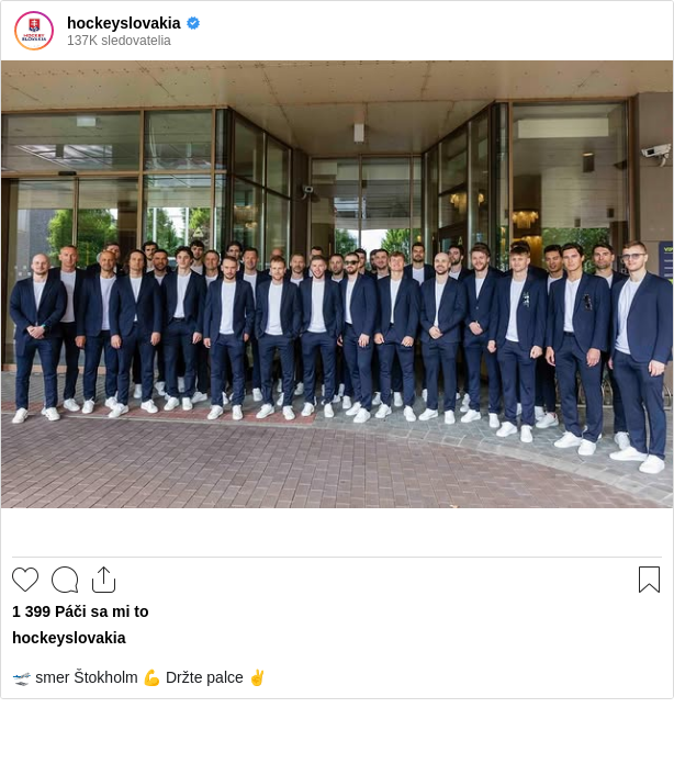 

🛫 smer Štokholm 💪 Držte palce ✌️