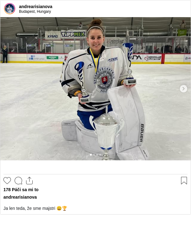 

Ja len teda, že sme majstri 😄🏆
