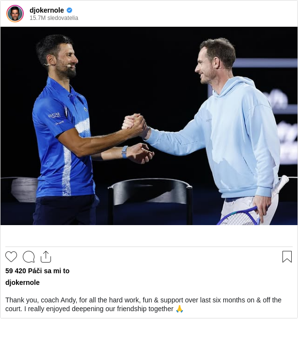 

Thank you, coach Andy, for all the hard work, fun & support over last six months on & off the court. I really enjoyed deepening our friendship together 🙏