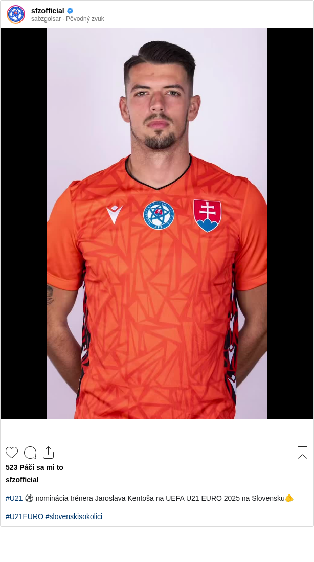 

#U21 ⚽️ nominácia trénera Jaroslava Kentoša na UEFA U21 EURO 2025 na Slovensku🫵

#U21EURO #slovenskisokolici