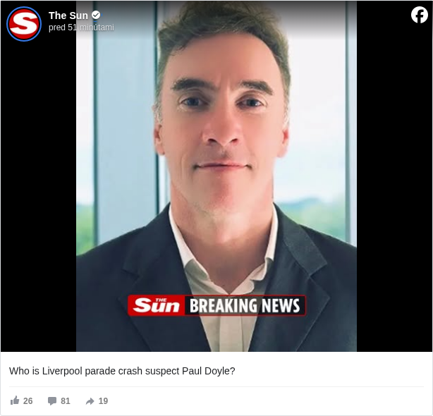 The Sun: Who is Liverpool parade crash suspect Paul Doyle?

