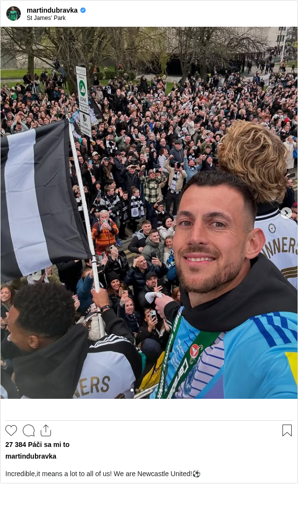 

Incredible,it means a lot to all of us! We are Newcastle United!⚽️