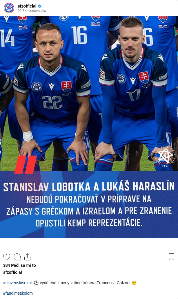 

#slovenskisokoli ⚽ vynútené zmeny v tíme trénera Francesca Calzonu😏

#fandimeskolom