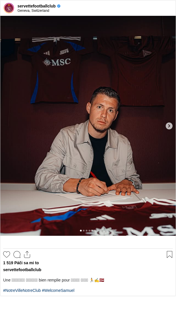 

Une 𝗽𝗿𝗲𝗺𝗶𝗲̀𝗿𝗲 𝗷𝗼𝘂𝗿𝗻𝗲́𝗲 bien remplie pour 𝑺𝒂𝒎𝒖𝒆𝒍 𝑴𝒓𝒂́𝒛 🏃✍️🇱🇻

#NotreVilleNotreClub #WelcomeSamuel