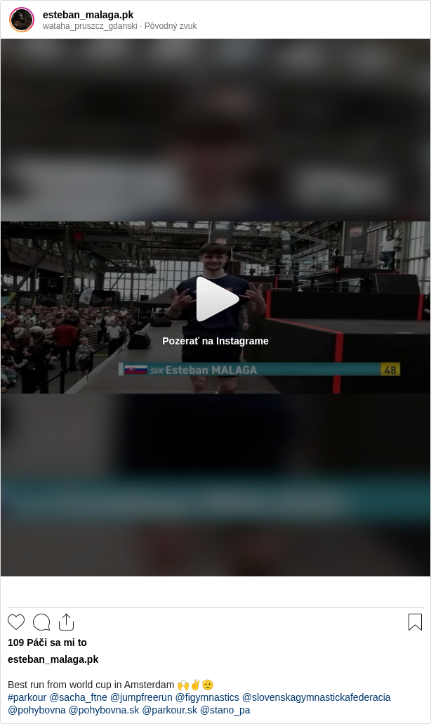 

Best run from world cup in Amsterdam 🙌✌️🫡
#parkour @sacha_ftne @jumpfreerun @figymnastics @slovenskagymnastickafederacia @pohybovna @pohybovna.sk @parkour.sk @stano_pa
