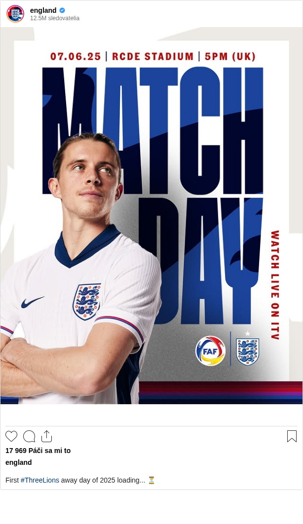 

First #ThreeLions away day of 2025 loading... ⏳