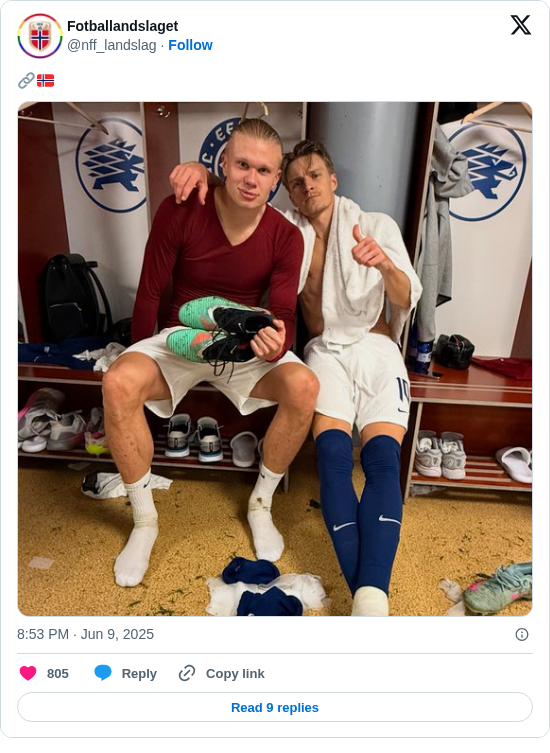 Fotballandslaget: 🔗🇳🇴 https://t.co/zwP1YEfazo
