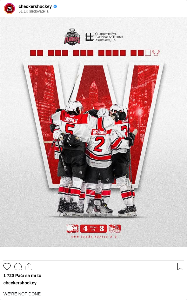 

WE’RE NOT DONE