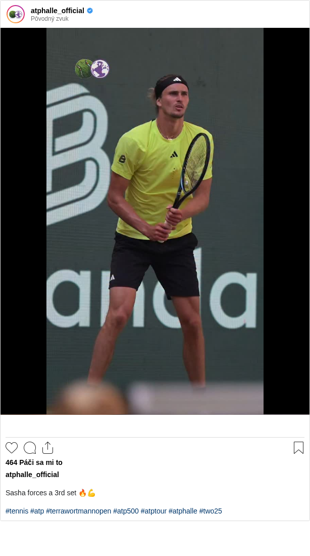 

Sasha forces a 3rd set 🔥💪

#tennis #atp #terrawortmannopen #atp500 #atptour #atphalle #two25
