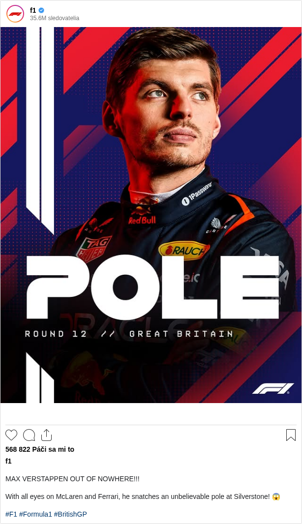 

MAX VERSTAPPEN OUT OF NOWHERE!!!

With all eyes on McLaren and Ferrari, he snatches an unbelievable pole at Silverstone! 😱

#F1 #Formula1 #BritishGP