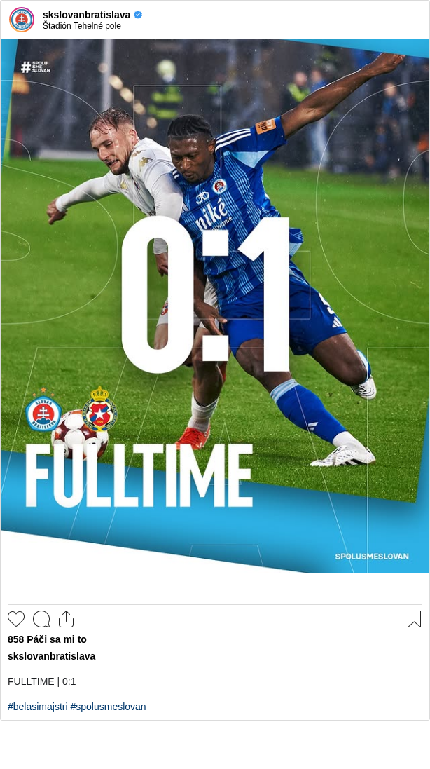 

FULLTIME | 0:1

#belasimajstri #spolusmeslovan
