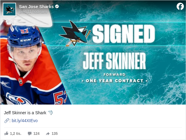 San Jose Sharks: Jeff Skinner is a Shark 🦈

 🔗: bit.ly/44XIEvo <https://l.facebook.com/l.php?u=https%3A%2F%2Fbit.ly%2F44XIEvo&h=AT0vfInANtnbSguq_nZn9SRC6Xb0ZGXR8K3VCwzI4bfdtLqWx80LfcgI5H-QZ94M2xS08b5IkBCJr_CpHJ1QlnWxON60c_kgzDkNR2JAMrewE01Ykqyqdbwp0LZsZn0syZ4>


