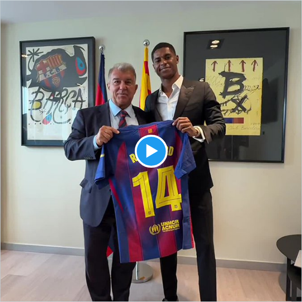 FC Barcelona: Our new number 14: Marcus Rashford 💙❤️ https://t.co/HPBX7HzEsF