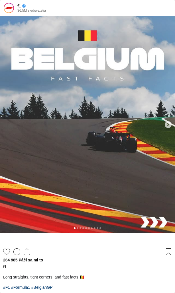 

Long straights, tight corners, and fast facts 🇧🇪

#F1 #Formula1 #BelgianGP