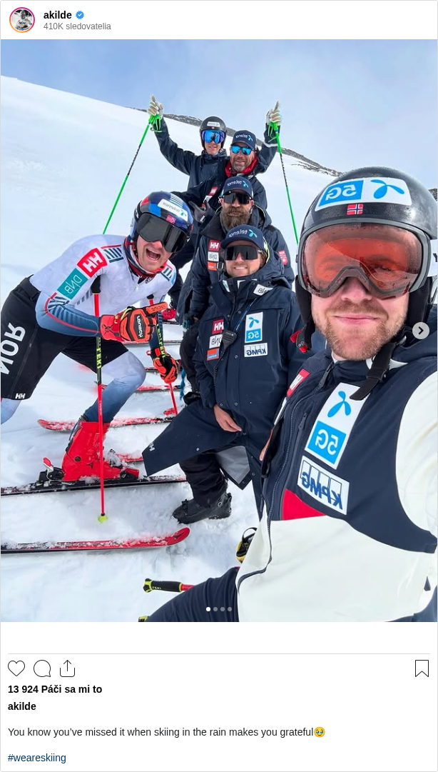 

You know you’ve missed it when skiing in the rain makes you grateful🥹

#weareskiing