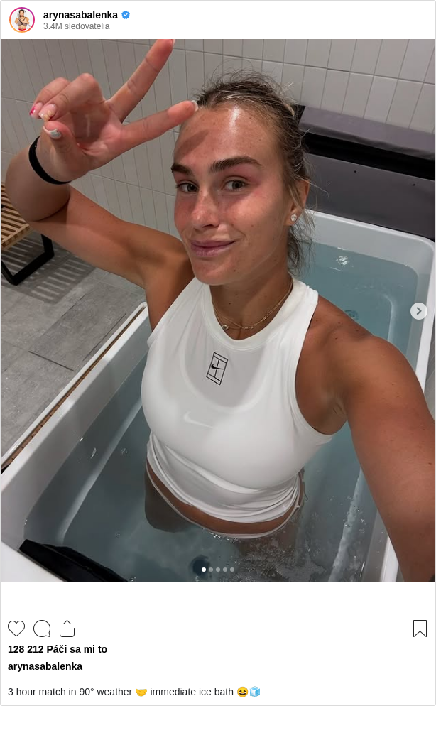 

3 hour match in 90° weather 🤝 immediate ice bath 😆🧊
