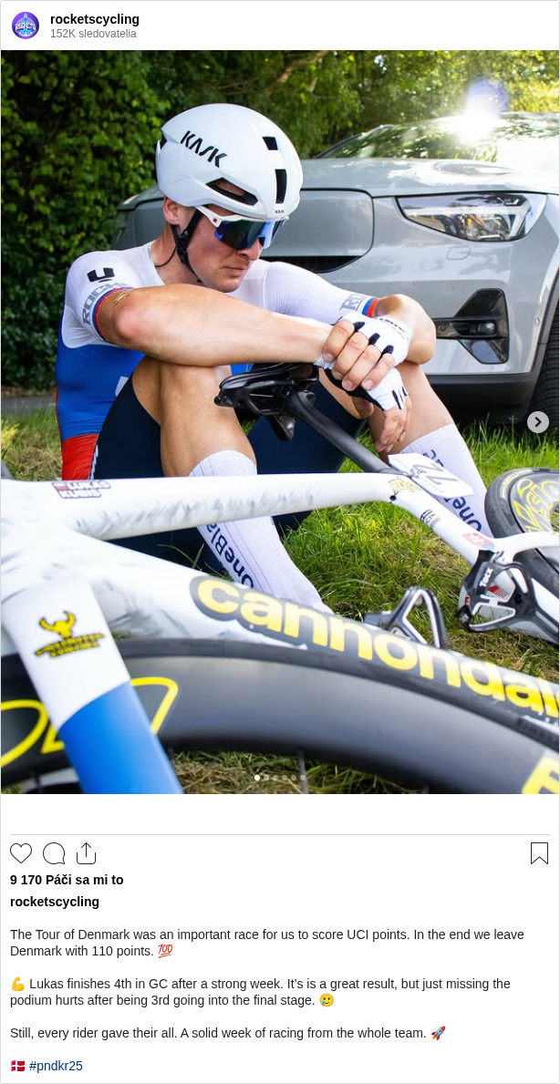 

The Tour of Denmark was an important race for us to score UCI points. In the end we leave Denmark with 110 points. 💯

💪 Lukas finishes 4th in GC after a strong week. It’s is a great result, but just missing the podium hurts after being 3rd going into the final stage. 🥲

Still, every rider gave their all. A solid week of racing from the whole team. 🚀

🇩🇰 #pndkr25