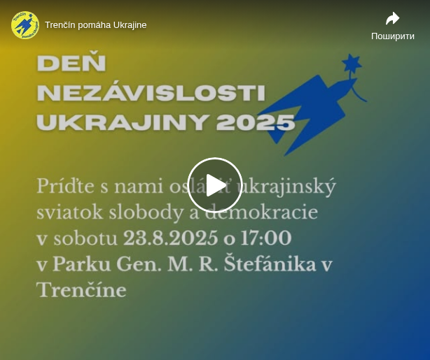 Trenčín pomáha Ukrajine: 