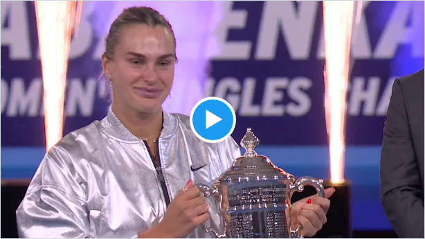 US Open Tennis: Concrete jungle where dreams are made of 🐯🏆

Aryna Sabalenka, two-time US Open champion. https://t.co/RrpRhsIbaC