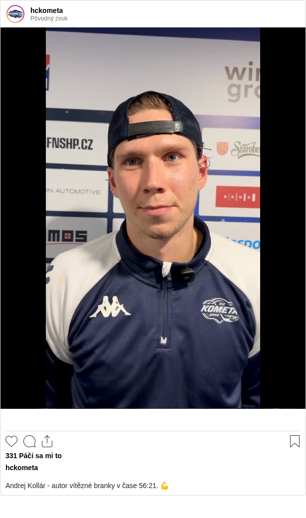 

Andrej Kollár - autor vítězné branky v čase 56:21. 💪