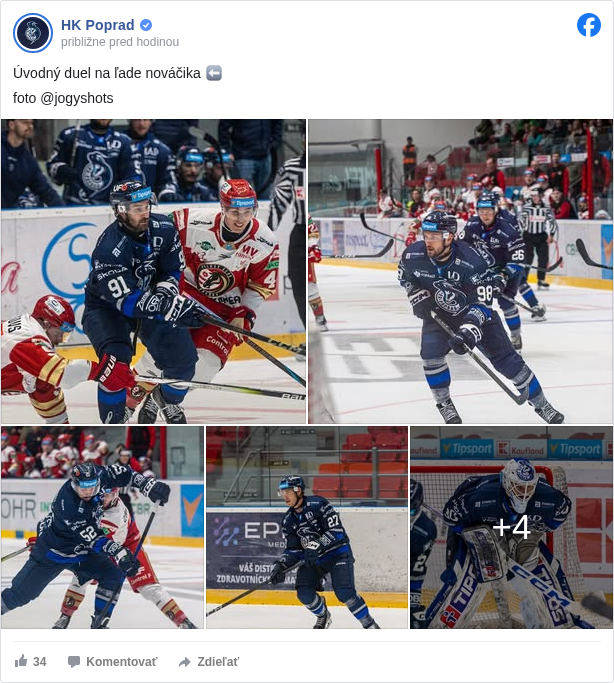 HK Poprad: Úvodný duel na ľade nováčika ⬅️

 foto @jogyshots

