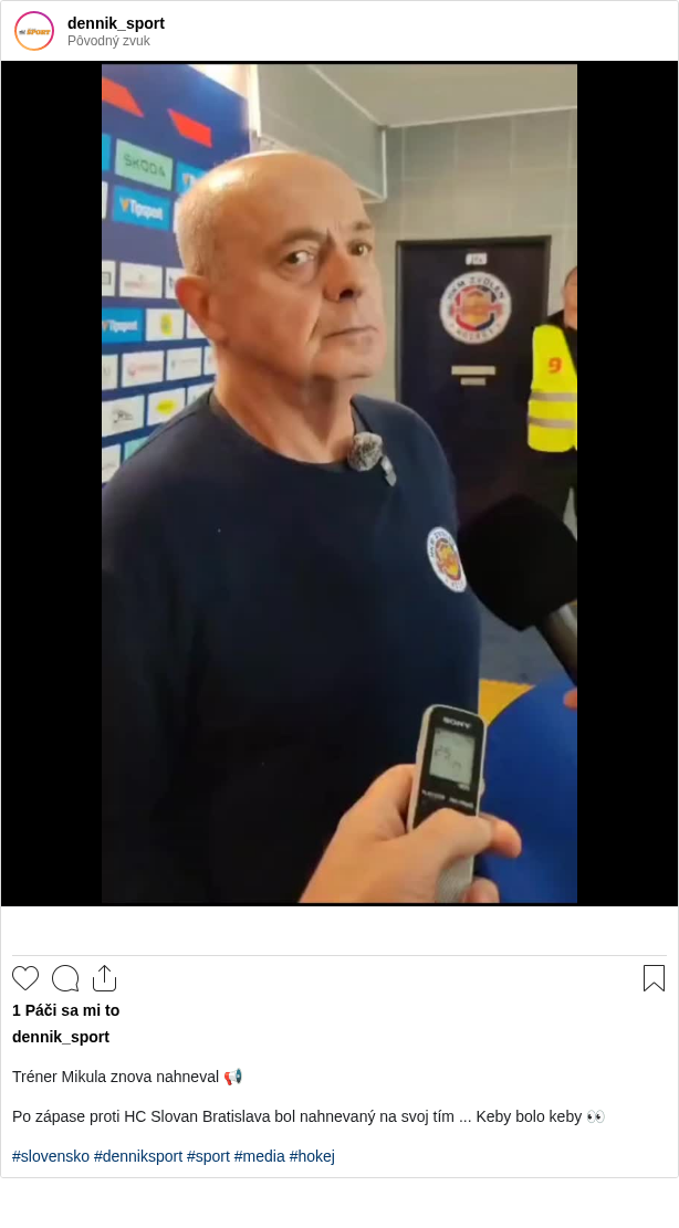 

Tréner Mikula znova nahneval 📢

Po zápase proti HC Slovan Bratislava bol nahnevaný na svoj tím ... Keby bolo keby 👀

#slovensko #denniksport #sport #media #hokej