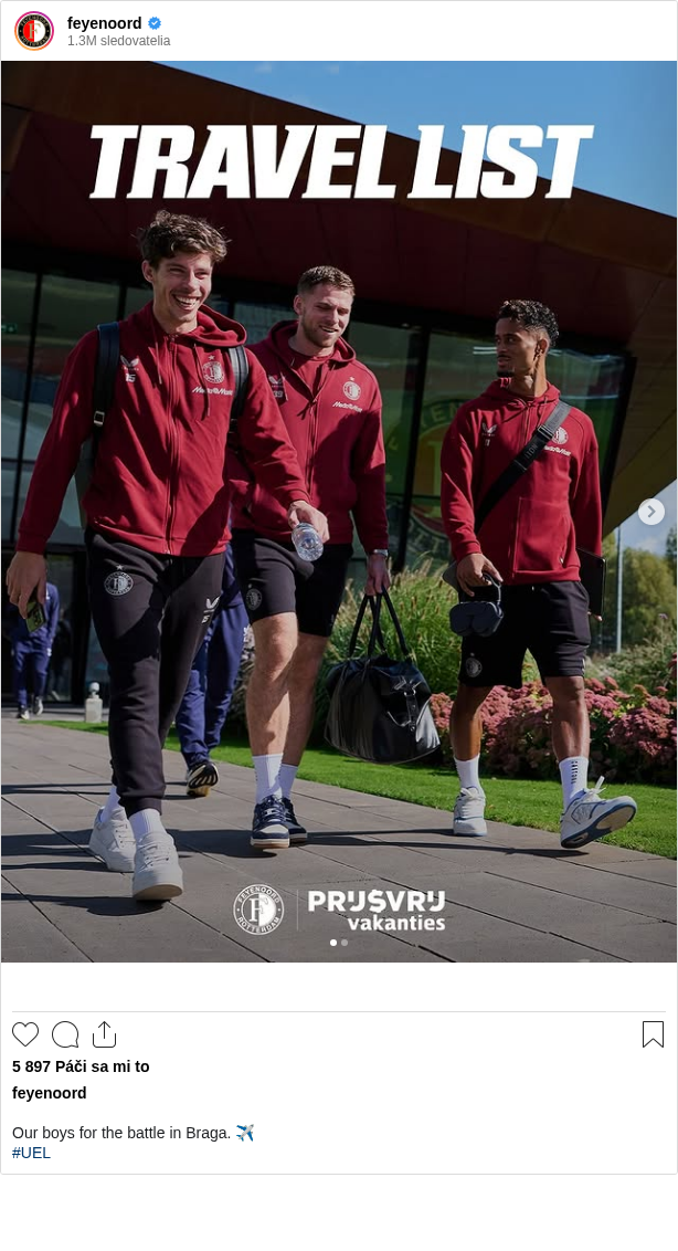 

Our boys for the battle in Braga. ✈️
#UEL