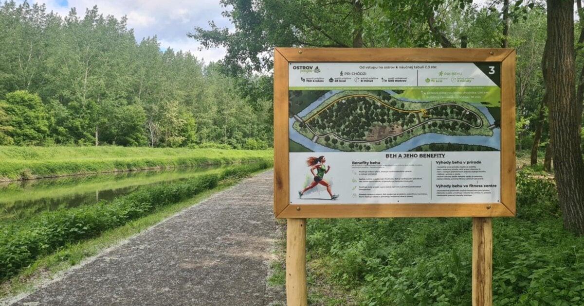 Formed 15 years ago, unique island on Hron becomes haven for active leisure