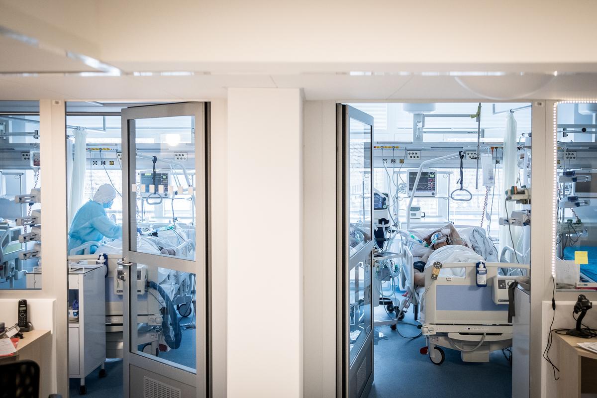 Covid department in Galanta hospital