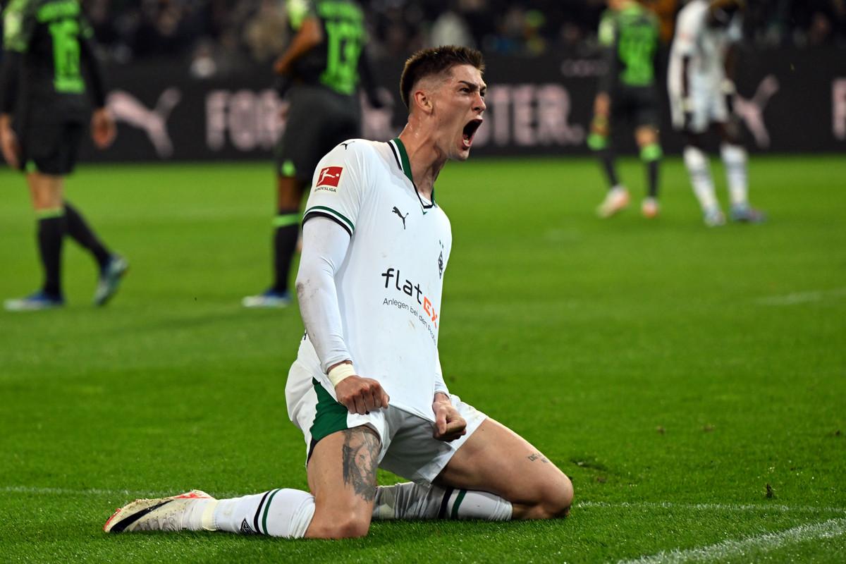Futbalista Mönchengladbachu Tomáš Čvančara.