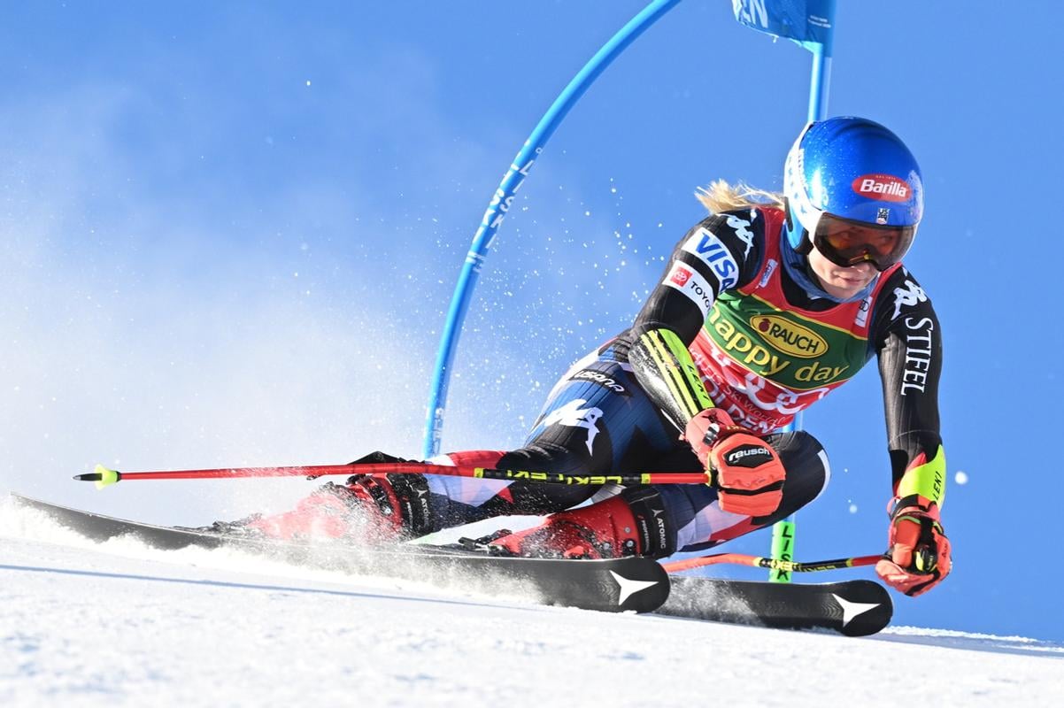 Na snímke americká lyžiarka Mikaela Shiffrinová.