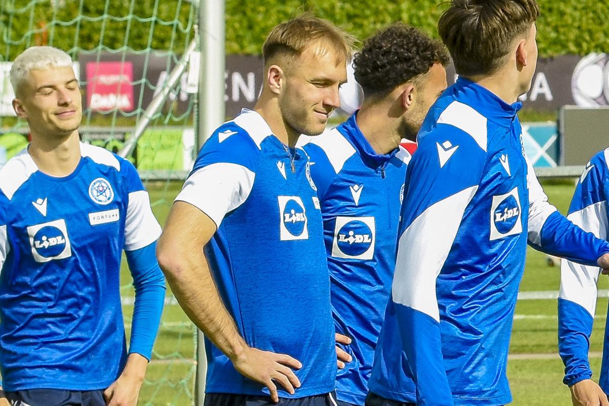 Dominik Javorček počas tréningového kempu v rakúskom Windischgarstene.