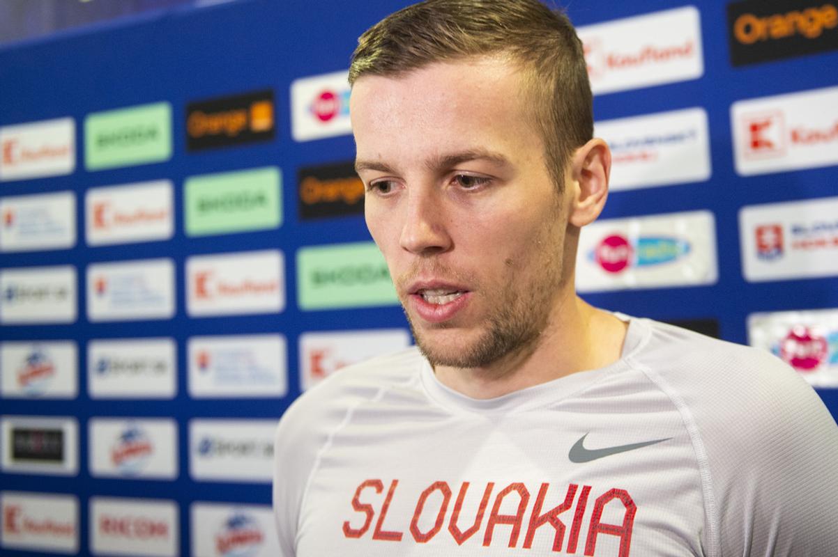 Martin Gernát počas zrazu hokejovej reprezentácie Slovenska pred odchodom na MS 2023 v Lotyšsku.