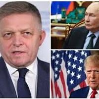 Fico bol súčasťou mierového rokovania Trump Putin v Belehrade.  