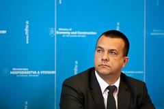 Economy Minister Juraj Miškov 
