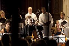 Jozef Lupták and his historic reconstructed cello at the opening concert.