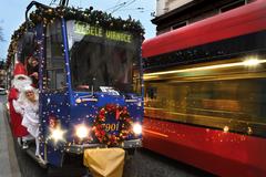 Bratislava Christmas tram is one of the most beautiful in Europe