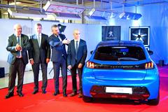 PSA showcased its new electric Peugeot 208 in Trnava