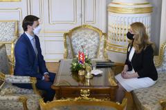 President Zuzana Čaputová met with Eduard Heger, who is said to replace Igor Matovič as the prime minister.