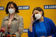 Veronika Remišová (left) and Mária Kolíková (right)