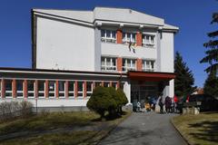 Ukrainian refugees at Taras Shevchenko Primary and Grammar School in Prešov