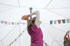 Come enjoy yoga and stretch your limbs!