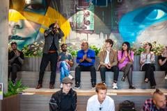 The [fjúžn] festival  is Slovakia's largest multicultural event celebrating diversity through concerts, exhibitions, literature, theater, film, workshops, and more.