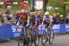 Na Amstel Gold Race dokázal Mattias Skjelmose zdolať dvoch favoritov - Remca Evenepoela aj Tadeja Pogačara.