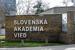 The Slovak Academy of Sciences.