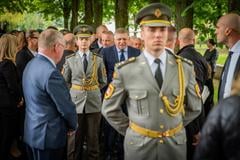 Prime Minister Robert Fico laid wreaths at the Central Military Cemetery of the Red Army in Michalovce, eastern Slovakia, on 6 May 2025.